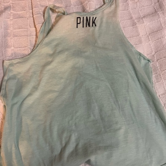 Victoria's Secret Green and Black Sparkly Heart‎ Tank Top - Picture 4 of 4